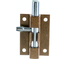 Прямоугольная задвижка Левша ШП-40 коричневый/цинк У1-2649.КМЦ 