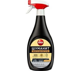 Концентрированный жироудалитель от стойких и пригоревших загрязнений с плит Bagi Шуманит 400 мл 1015024130 