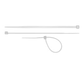 Хомуты-стяжки СИБИН белые ХС-Б, 2.5 х 160 мм, 100 шт, нейлоновые, 3786-25-160 