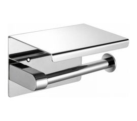 Держатель туалетной бумаги G-teq с полочкой для телефона, хром, 140 мм 25.26 