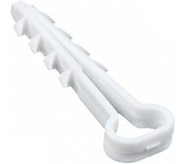 Дюбель-хомут АБК-СИЛА плоский (5-10) белый 100 шт. 11760103 