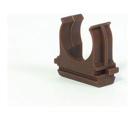 Крепеж-клипса для труб Урал ПАК под темное дерево, d16 мм, 10 шт. АТ-90116-010 