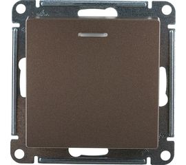 Механизм выключателя Schneider Electric 1-кл. ATLAS DESIGN с подсветкой сх.1а 10АХ шампань 1240313 