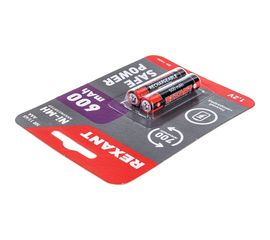 Мизинчиковый аккумулятор REXANT NiMH AAA 1.2 В 600 мАч 2 шт 30-1406 