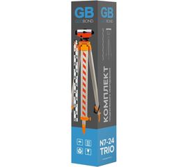 Нивелир GEOBOND N7-24 TRIO штатив, рейка, 5м 120001 