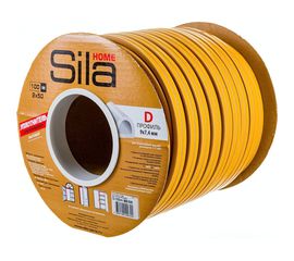Самоклеящийся уплотнитель Sila D100, 9х7,4 мм, бежевый (S) 1DX 