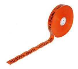 Сигнальная лента с логотипом ""Не копать"" Протэкт Связь 50 мм., 250 п.м. ЛСС-50/250 ор/ч 