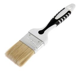 Кисть DECOR Black White универсальная 35х15мм, светлая смешанная щетина, 2К ручка 880-035 