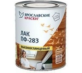 Лак ЯРОСЛАВСКИЕ КРАСКИ ПФ-283 алкидный для дерева и металла, высокоглянцевый 1,7кг 7593.4 