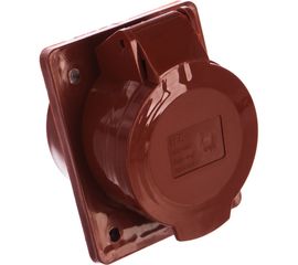 Кабельная розетка IEK, 32А, 3Р+N+Е, IР44, скрытая, 380В, 425, ИЭК PSR42-032-5 