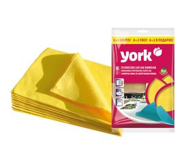 Салфетка YORK ЛЮКС сверхвлаговпитывающая, 10 шт. 020340 