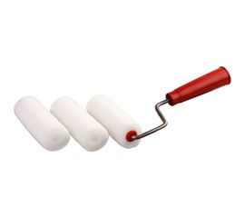 Валик для лаков, клеев, водных красок Мелодия цвета поролон 100мм +2 сменные шубки Вп100/40+2 