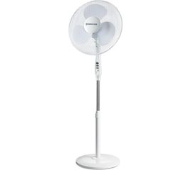 Вентилятор BRAYER 3 скорости, 3 лопасти, регулировка уровня наклона, 40 Вт, основание 60см, 4961BRR-WH BR4961WH 