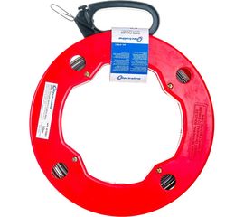 Стальной зонд для протяжки кабеля Electraline большой 50м, 3x1,3мм 61061 