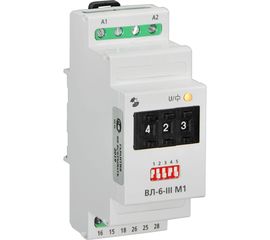 Реле времени Реле и Автоматика, ВЛ-6-III M1 0,1с-999ч, 24-220В 50Гц, пост A8222-34126114 