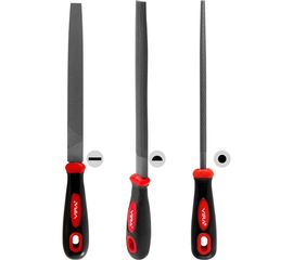 Набор напильников по металлу VIRA 200 мм, зернистость 2 820007 