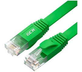 Патч-корд GCR PROF 0.3m, UTP медь кат.6, зеленый, 30 AWG, 10 Гбит/с, RJ45, T568B VIV52I834 