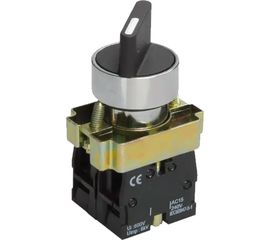 Переключатель IEK LAY5-BD25 2 положения, I-0, стандартная ручка, ИЭК BSW60-BD-2-K02 