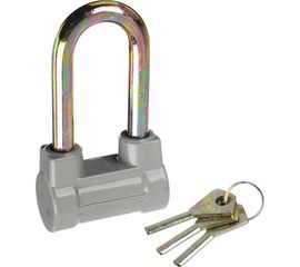 Навесной замок ЕРМАК Алюминий 60 мм, с длинной дужкой 468-366 