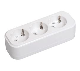 Переносная разборная розетка IEK К03 3 места CLASSIC KYP11-16-03-00-Z 