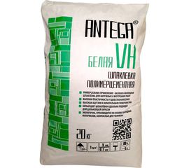 Шпатлевка полимерцементная VH белая 20 кг ANTEGA ANT-4140 