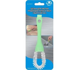 Щетка для чистки труднодоступных мест МУЛЬТИДОМ Выручай-КА 3 цвета VL58-57 