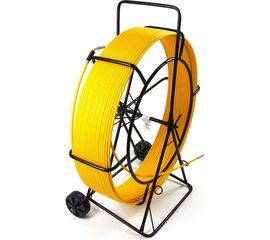 Протяжка для кабеля мини OlmiOn УЗК d=11 мм L=100 м на тележке, желтый СП-Т1-11/100 