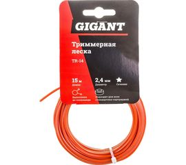 Леска триммерная Звезда 2.4 мм, намотка 15 м Gigant GTR-14 