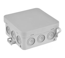 Монтажная коробка Bylectrica КМ-293 ОП серая IP54 разм.100х97х43, КМ-293 