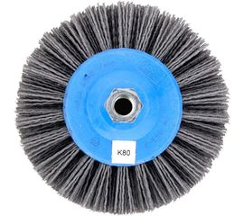 Щетка дисковая нейлоновая 1-105 140 мм; P80 по дереву для шлифовки на УПМ/УШМ OSBORN 401.913-5401 