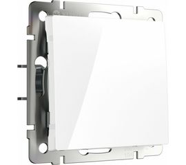 Одноклавишный проходной выключатель WERKEL W1112001 белый a051111 