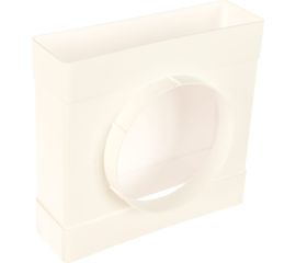 Соединитель Т-образный плоских воздуховодов 60х204 мм с выходом на фланцевый воздухораспределитель 125 мм ERA 620ТФ12,5П 