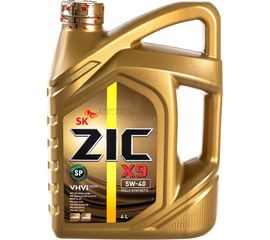 Моторное масло синтетическое X9 5w40, 4 л ZIC 162902 