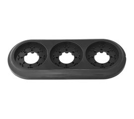 Рамка 3-местная Bylectrica, серия РЕТРО ЮЛИГ.735212.472, черный 