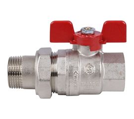 Шаровой кран STOUT полнопроходной, с ""американкой"", ВР/НР SVB-1007-000025 RG008SHJK0E2HN 