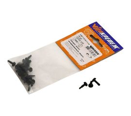 Саморез клоп VIPкрепеж чёрный, полусфера, сверло, 3.8х11, 19 шт. 10202 VIP 