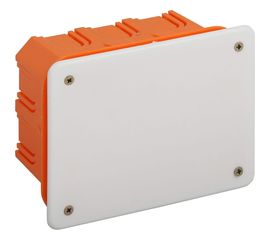 Распаячная коробка ЭРА KRT 120х92х45мм, для твердых стен, саморезы, крышка, IP20, 98/882 Б0047257 