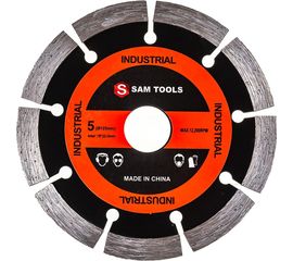 Диск отрезной алмазный по бетону Segment (125х22 мм) Samgrupp 16032 
