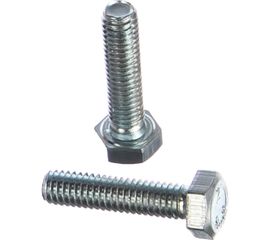 Болт Tech-Krep DIN933 с шестигранной головкой, оцинкованный М6х25 18 шт - пакет 102958 