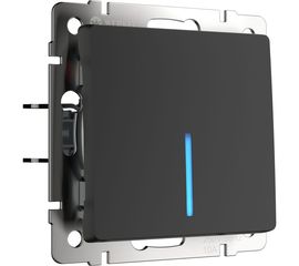 Одноклавишный проходной выключатель WERKEL W1112108 с подсветкой a051609 