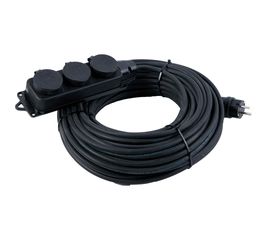 Силовой удлинитель АТЛАНТ АТОМ КГ 3500 Вт 3 гнезда 30м (с заземлением) 50014 