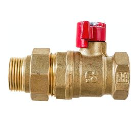 Шаровой кран БАЗ американка, Ду20, А31/1, прямой, бабочка, латунь БАЗ.А.А31.1.20 