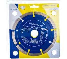 Диск алмазный сегментный по бетону standard Тип В (125х7х22.23) МастерАлмаз 10501411 