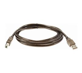 Кабель Telecom, USB2.0 AM/BM 1.8m, прозрачная изоляция VUS6900T-1.8M 