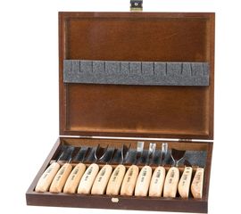 Набор из 12 резцов в деревянной коробке NAREX Standart 894850 
