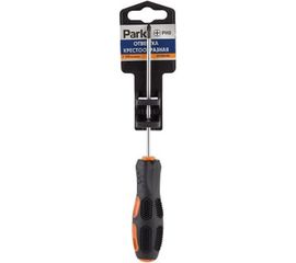 Крестообразная отвертка Park PH0 x100мм двухкомпонентная рукоятка OTV001DK 356001 