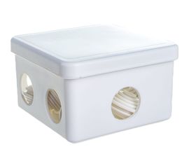 Распределительная коробка GUSI ELECTRIC 80х80х55 7 муфт, IP54, ОП, белый С3В87 Б Евро 