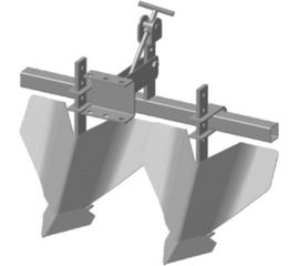 Окучник двухрядный со сцепкой для м/б Ока/Каскад/Нева FORZA 00-00152661 