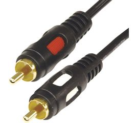 Шнур REXANT 2 RCA - 2 RCA, длина 3 метра, черный 17-0145 