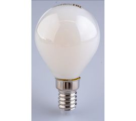 Лампа Gauss Filament, шар, 9W, 610lm, 4100К, Е14, milky, LED, 1/10/50 105201209 
